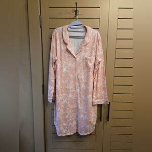 Garnet Hill Organic Knit Gown size Large